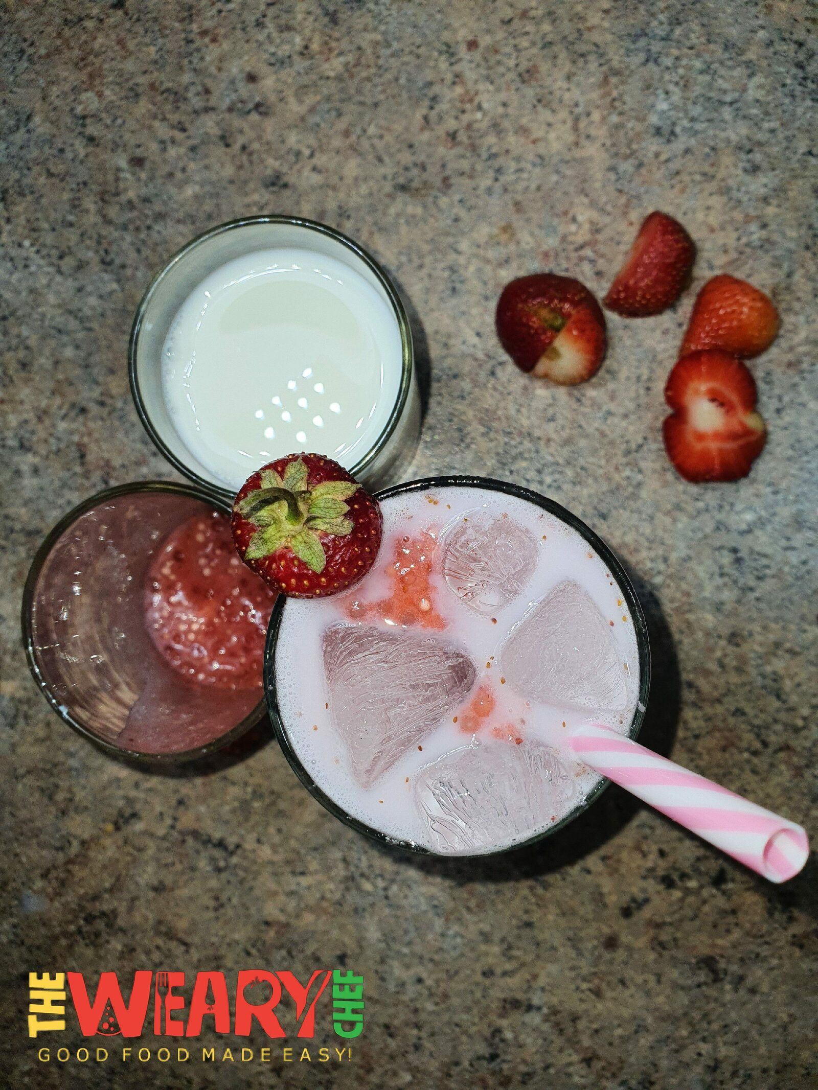  Strawberry Milk Bubble Tea
