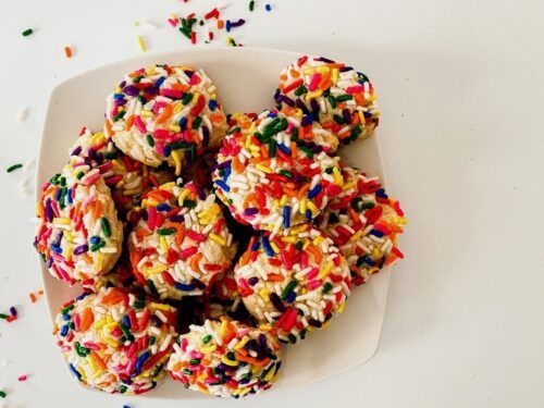 Sprinkle Cheese Cream Cookies