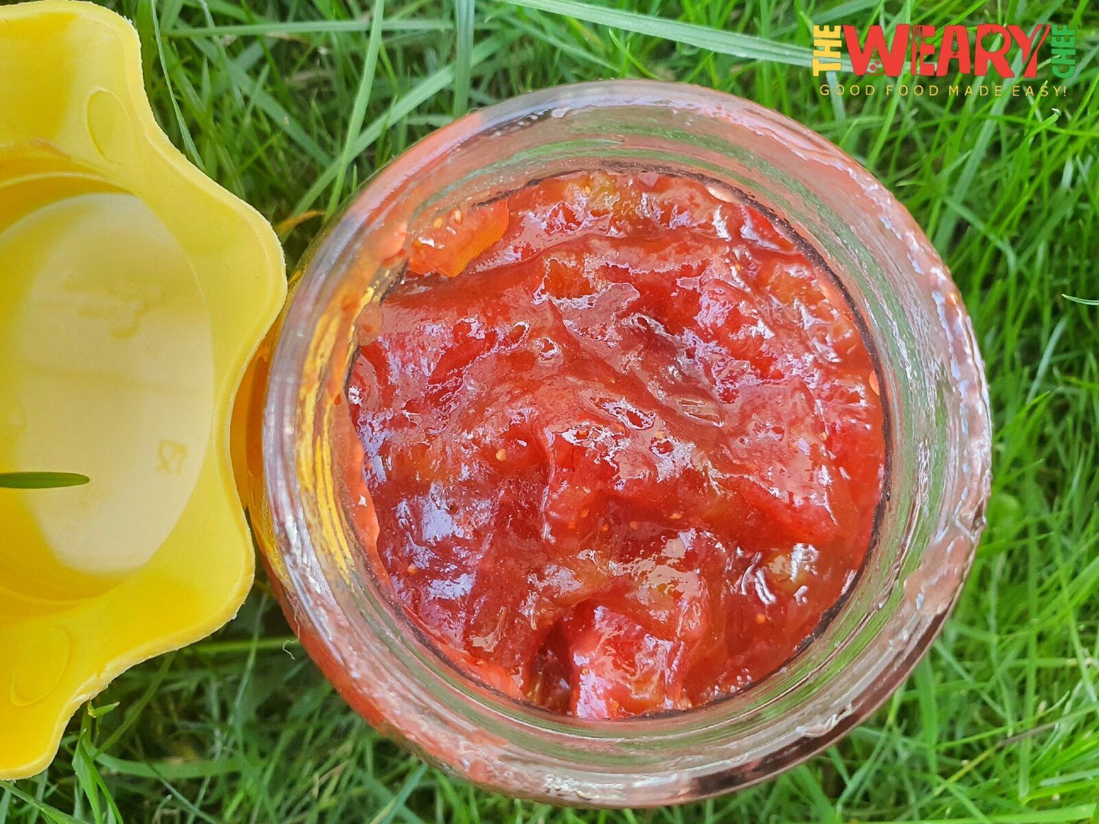 rhubarb freezer jam