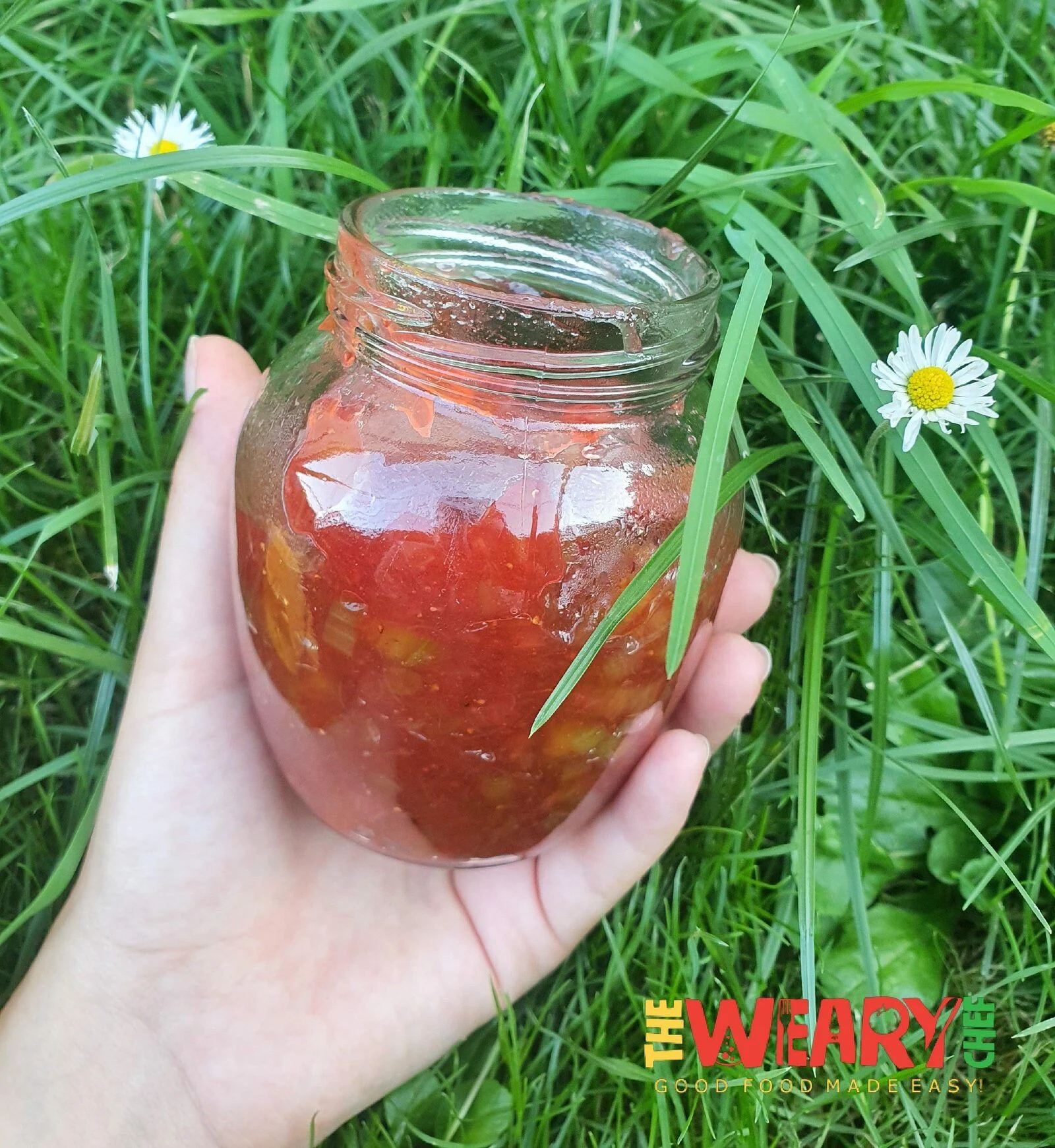 Homemade Rhubarb Freezer Jam 
