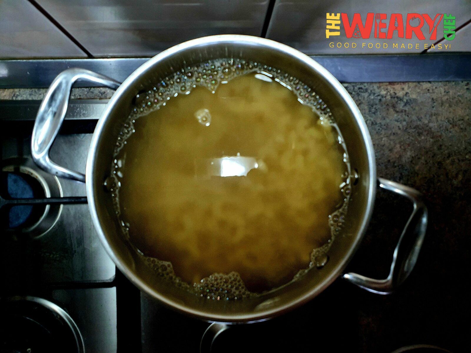 boiling water