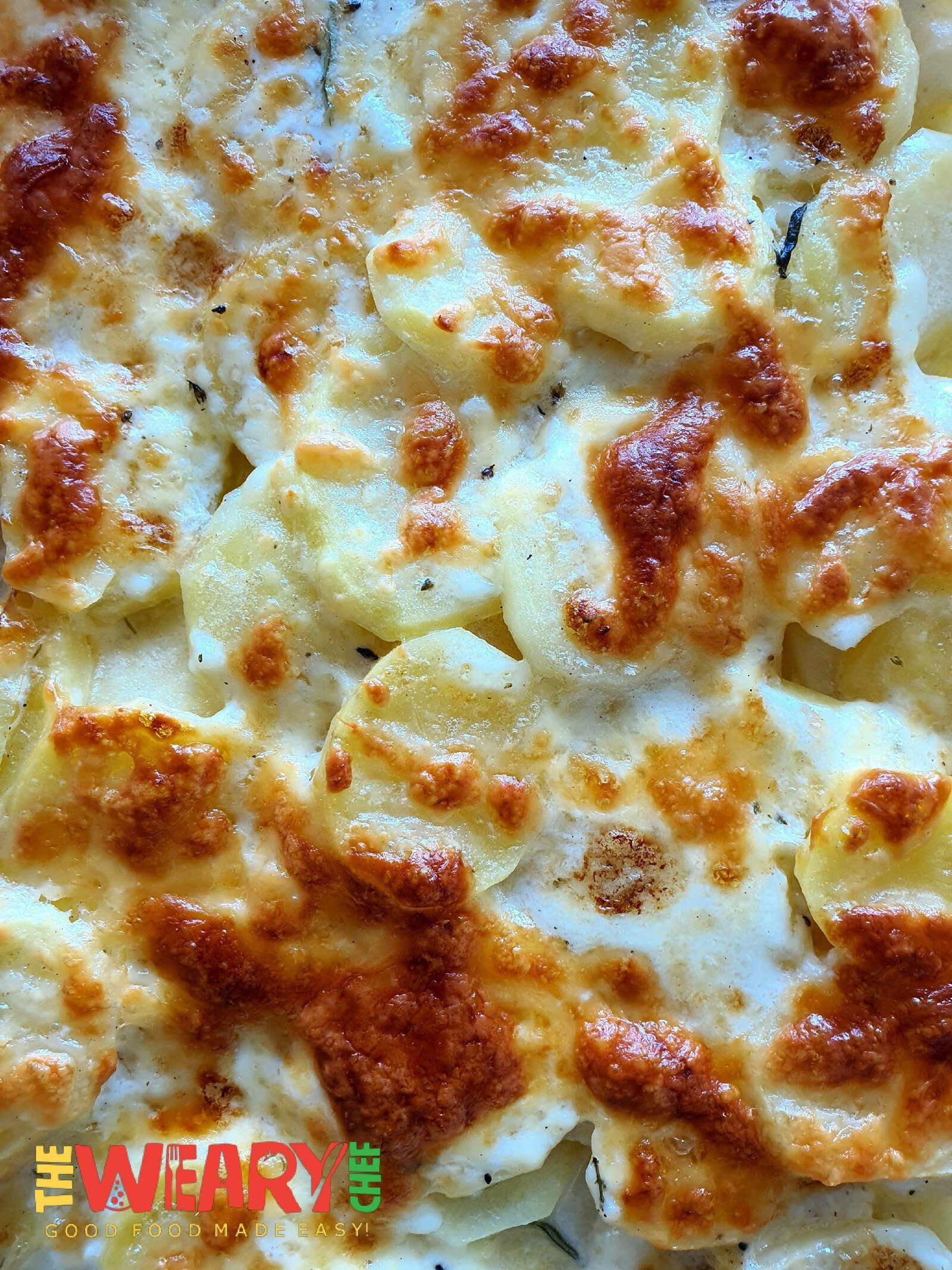 cheesy gratinated potatoes