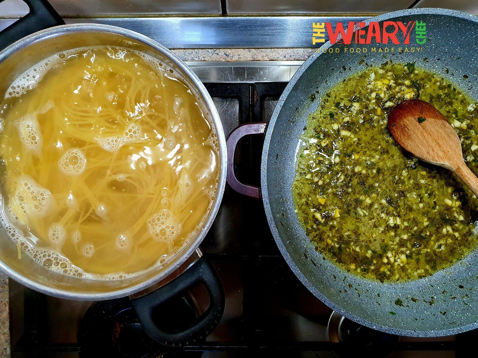 pasta and lemon sauce