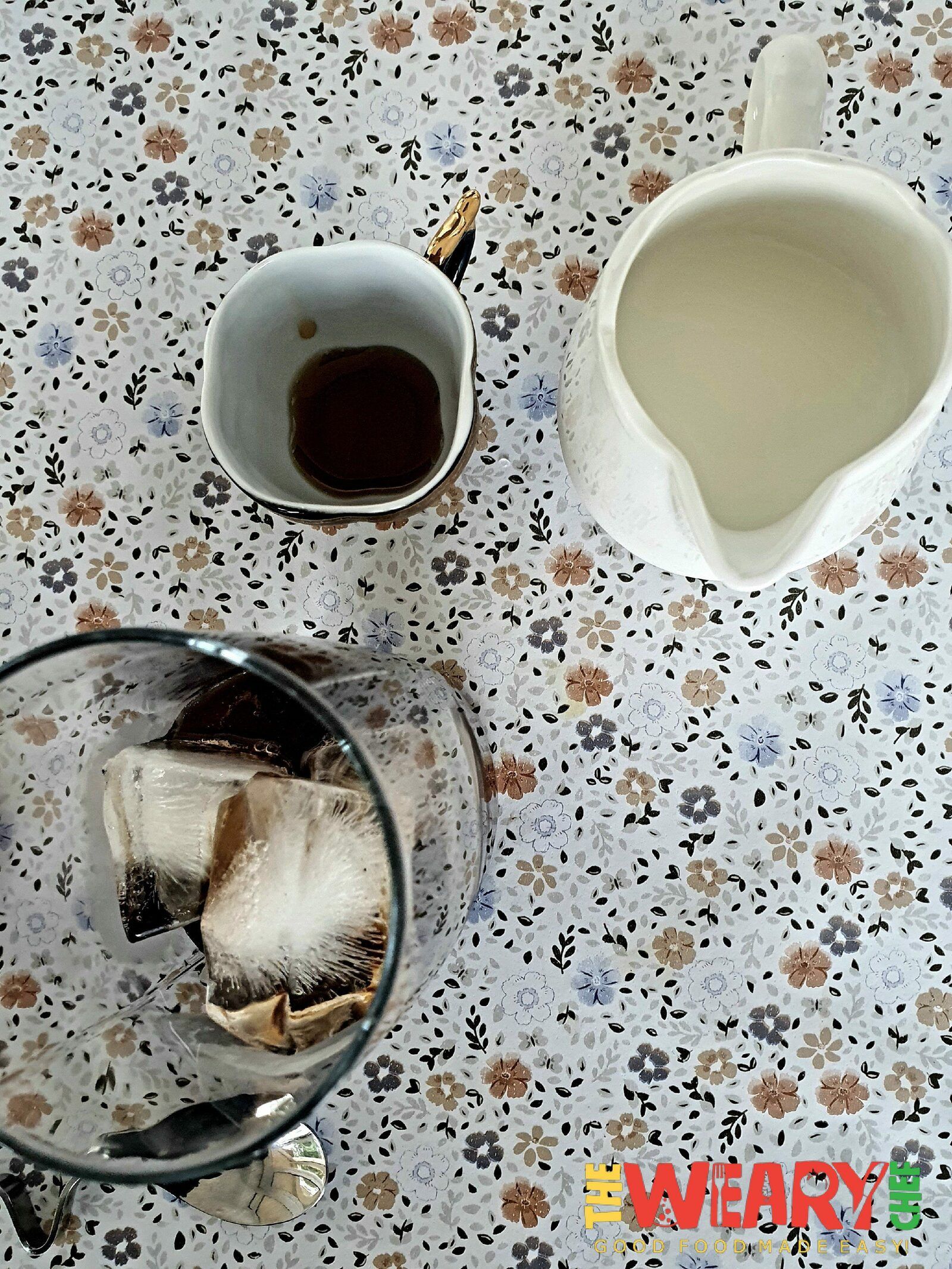 milk and sugar syrup