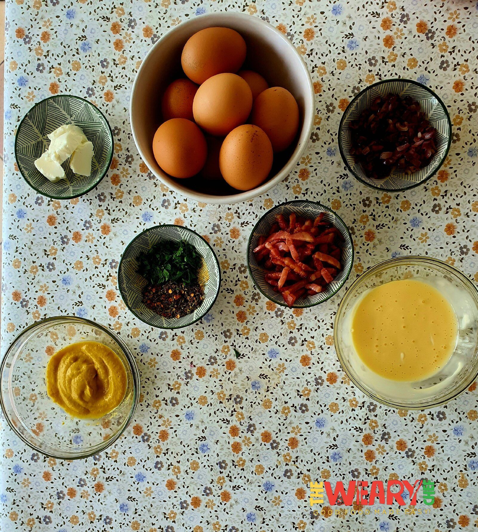 ingredient list for deviled eggs
