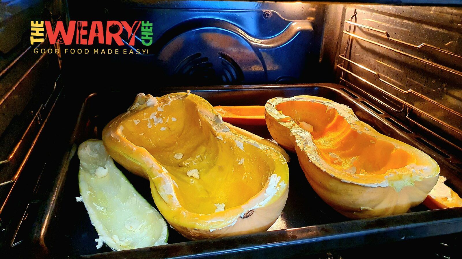 scooped butternut squash