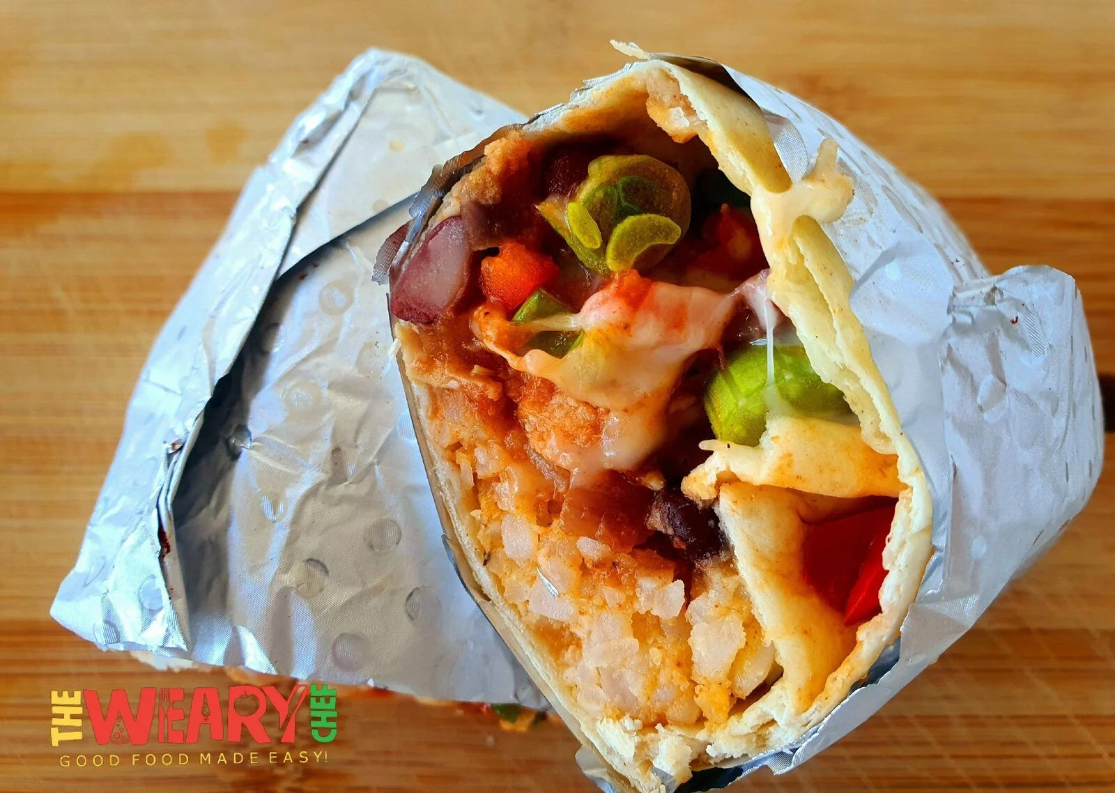 Easy Chicken Burrito Recipe with Rice