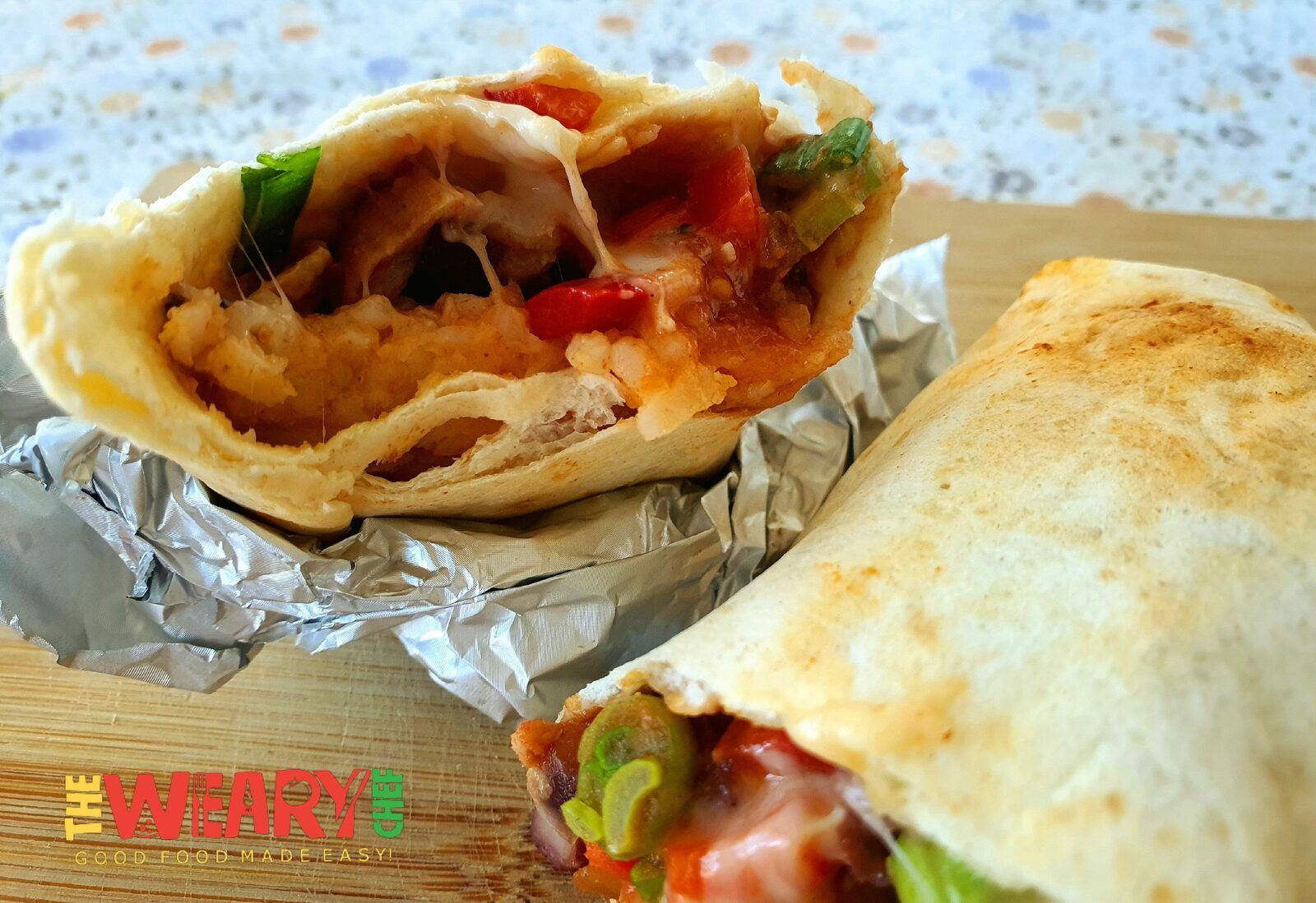 Easy Chicken Burrito Recipe with Rice