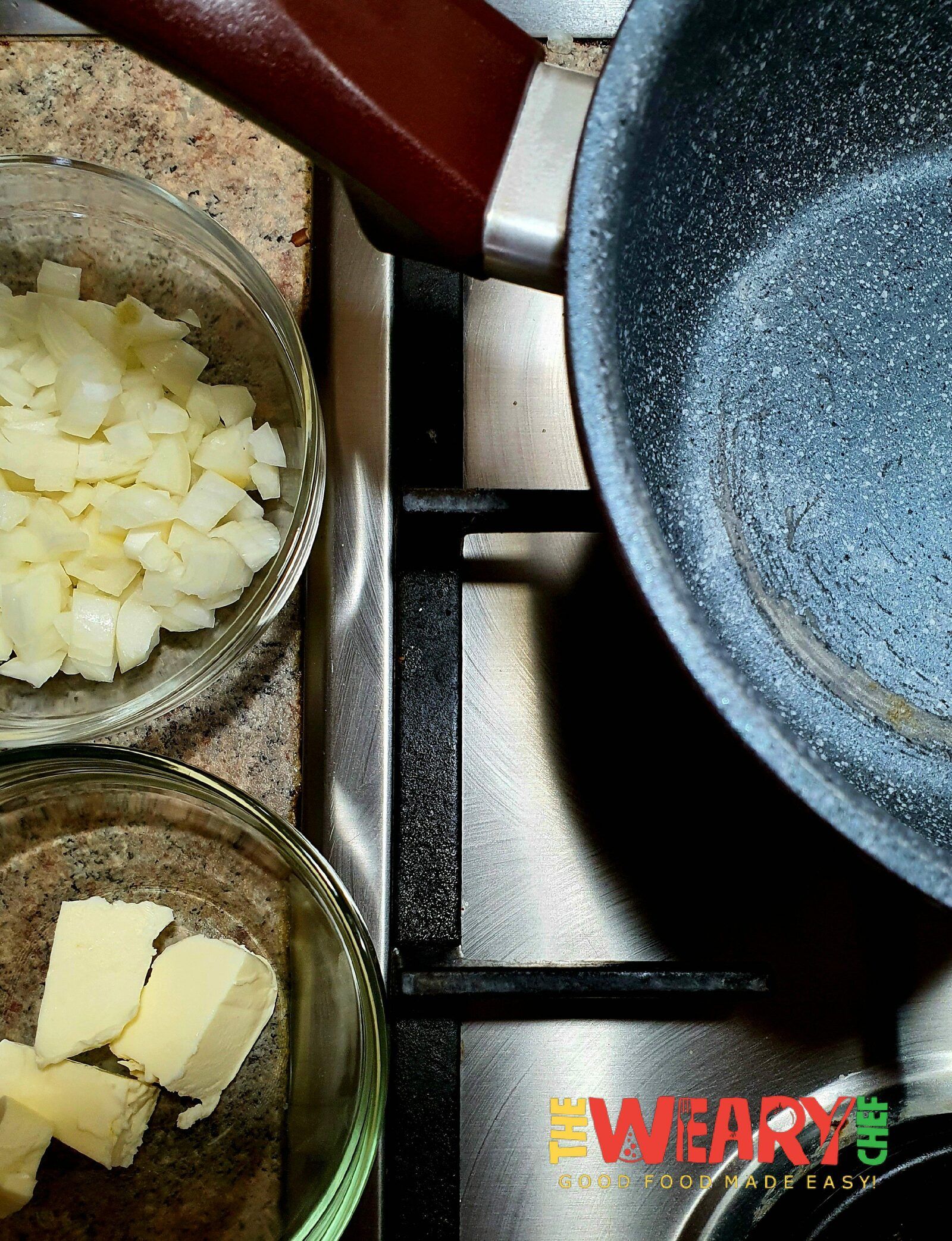 butter and onion