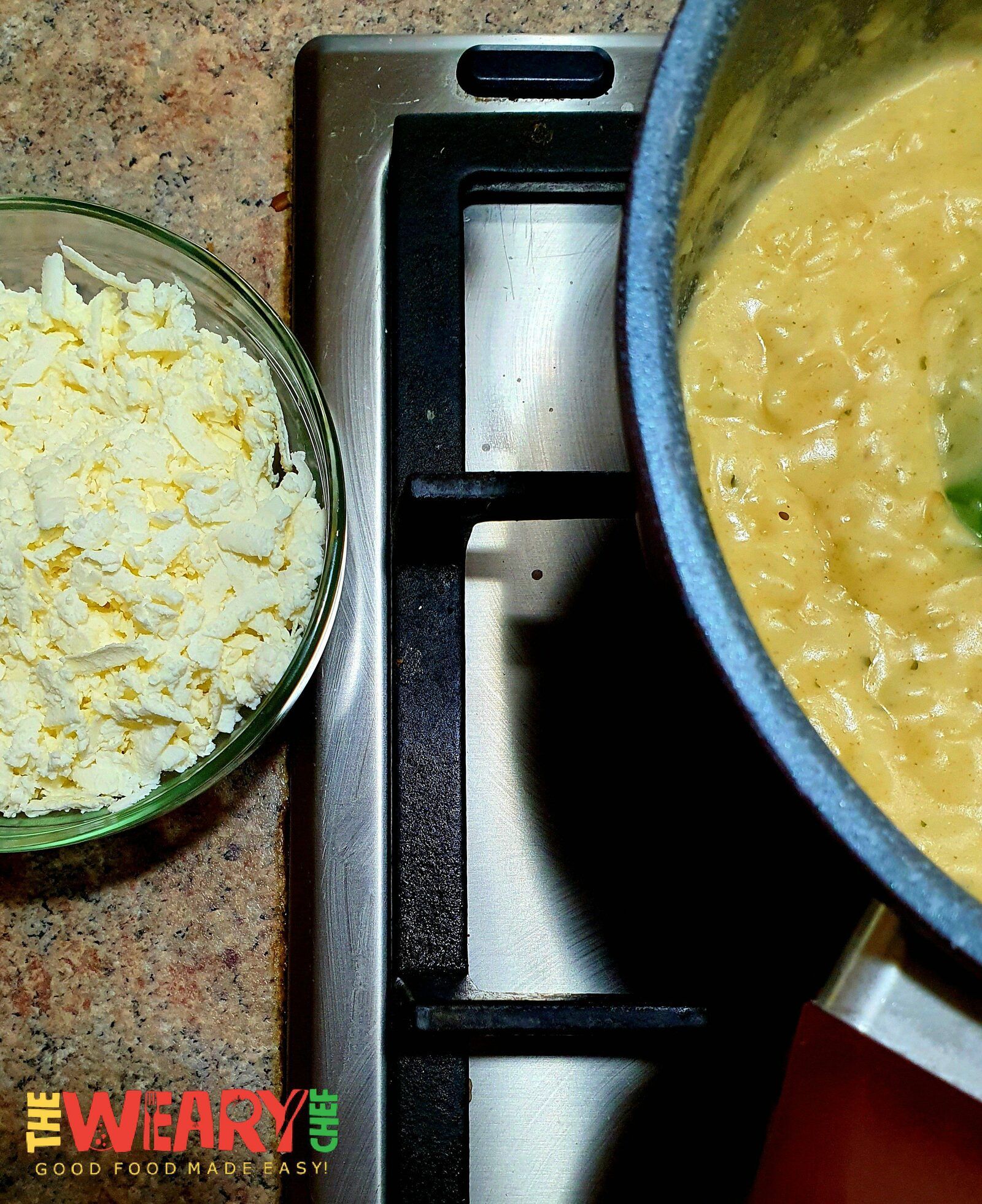 cheese and sauce