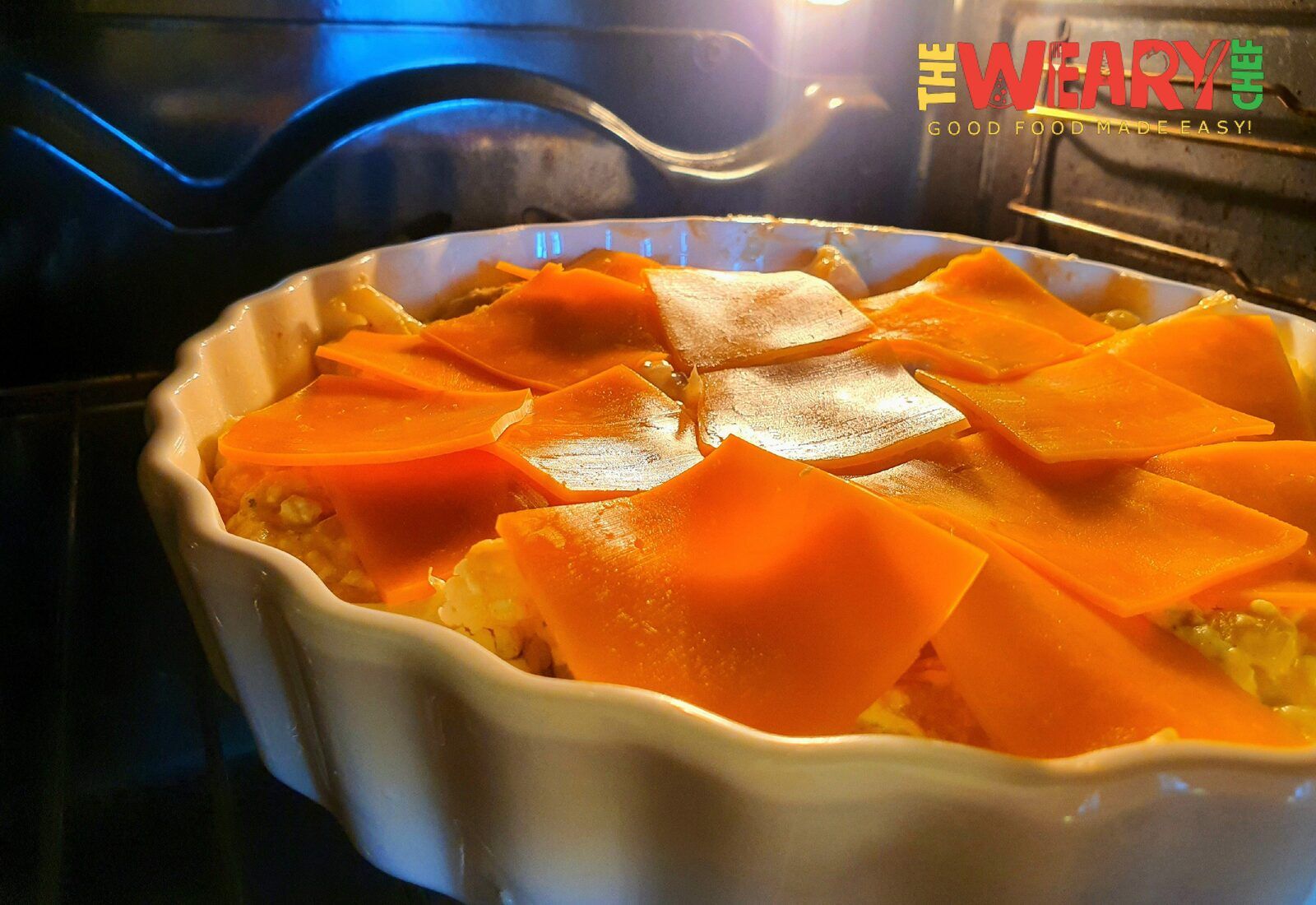 gratinated cauliflower in the oven