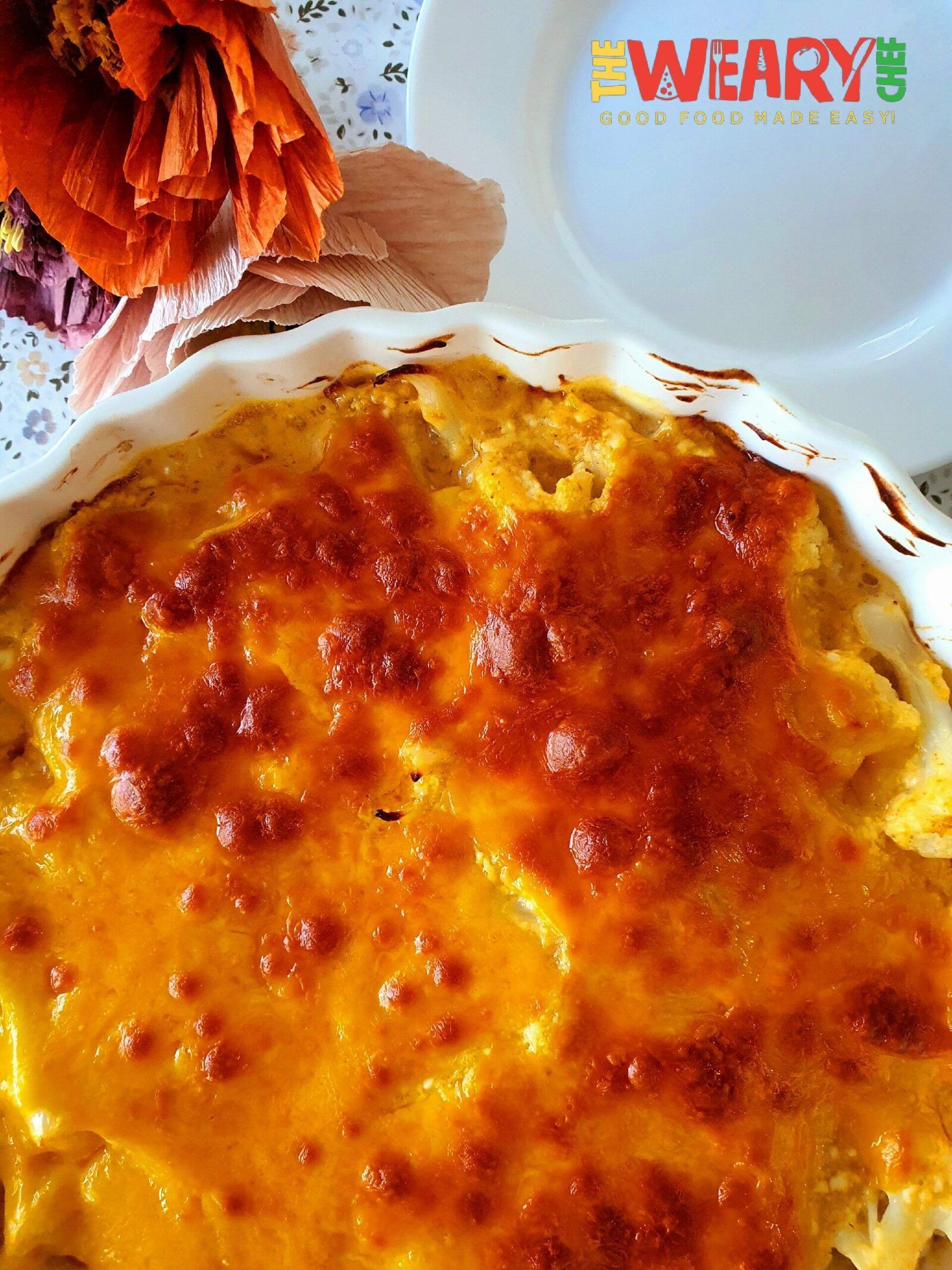 Creamy Cauliflower au Gratin Baked (Easy Video Recipe)