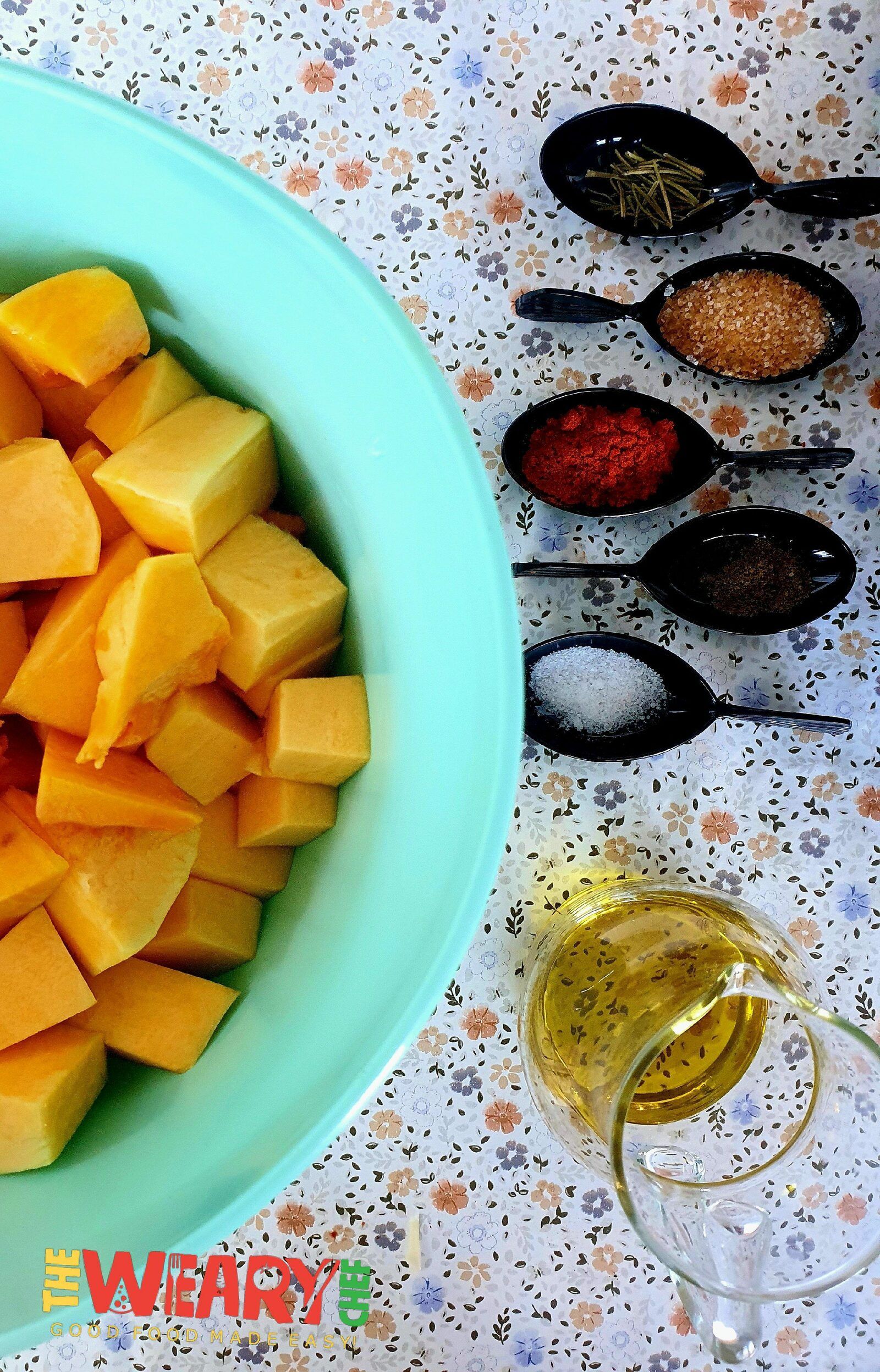 butternut squash cubes
