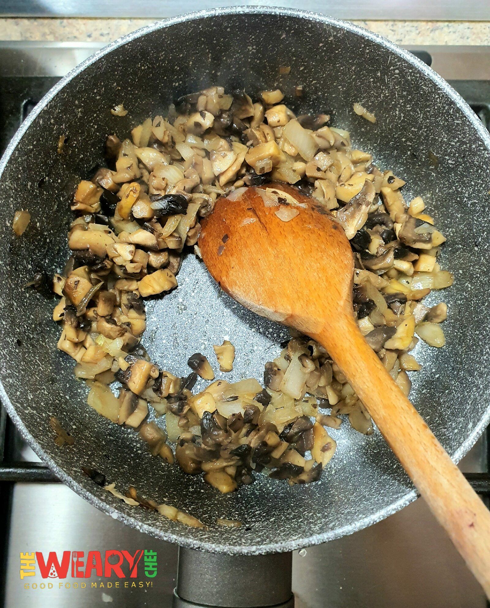 cooking mushrooms