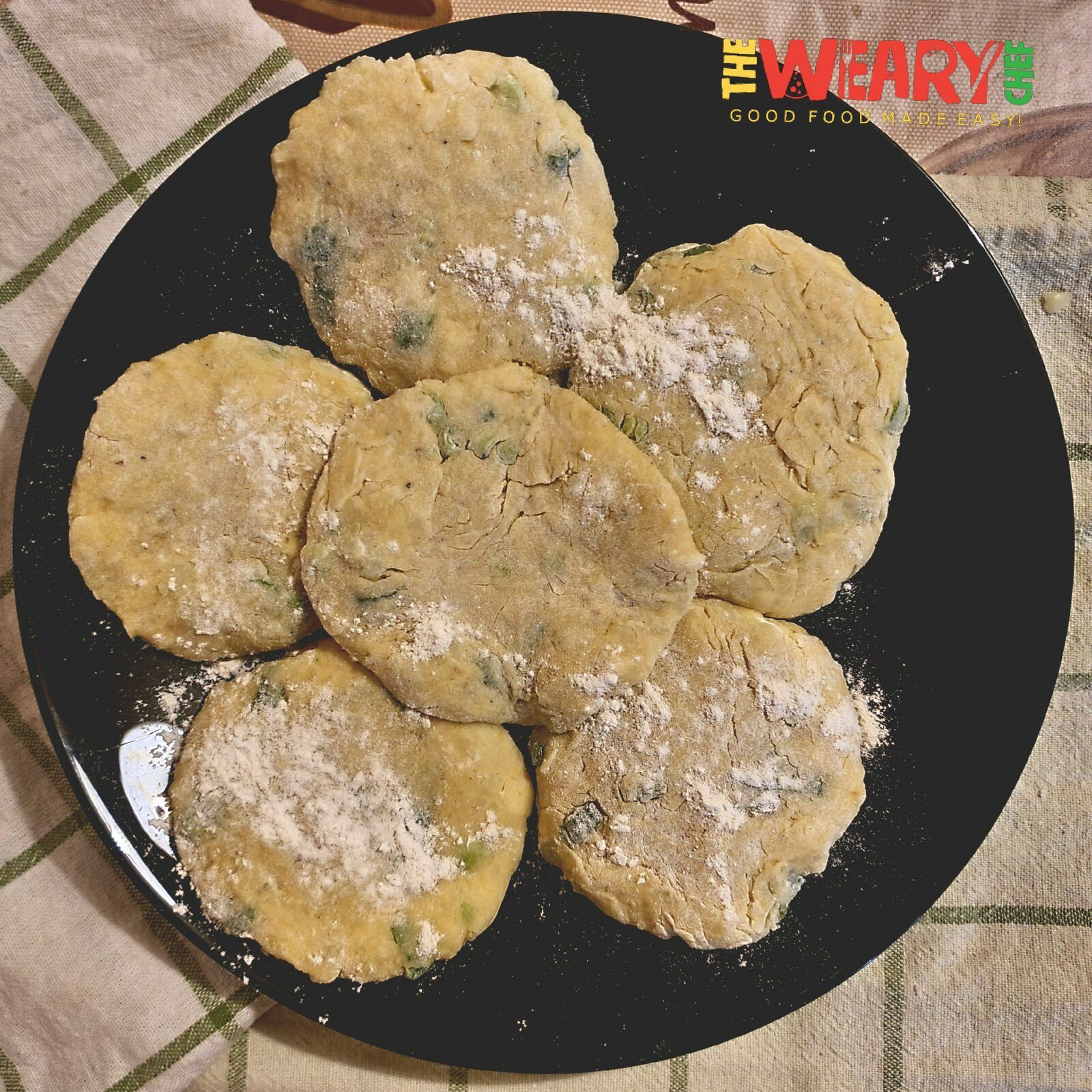 uncooked potato pancakes
