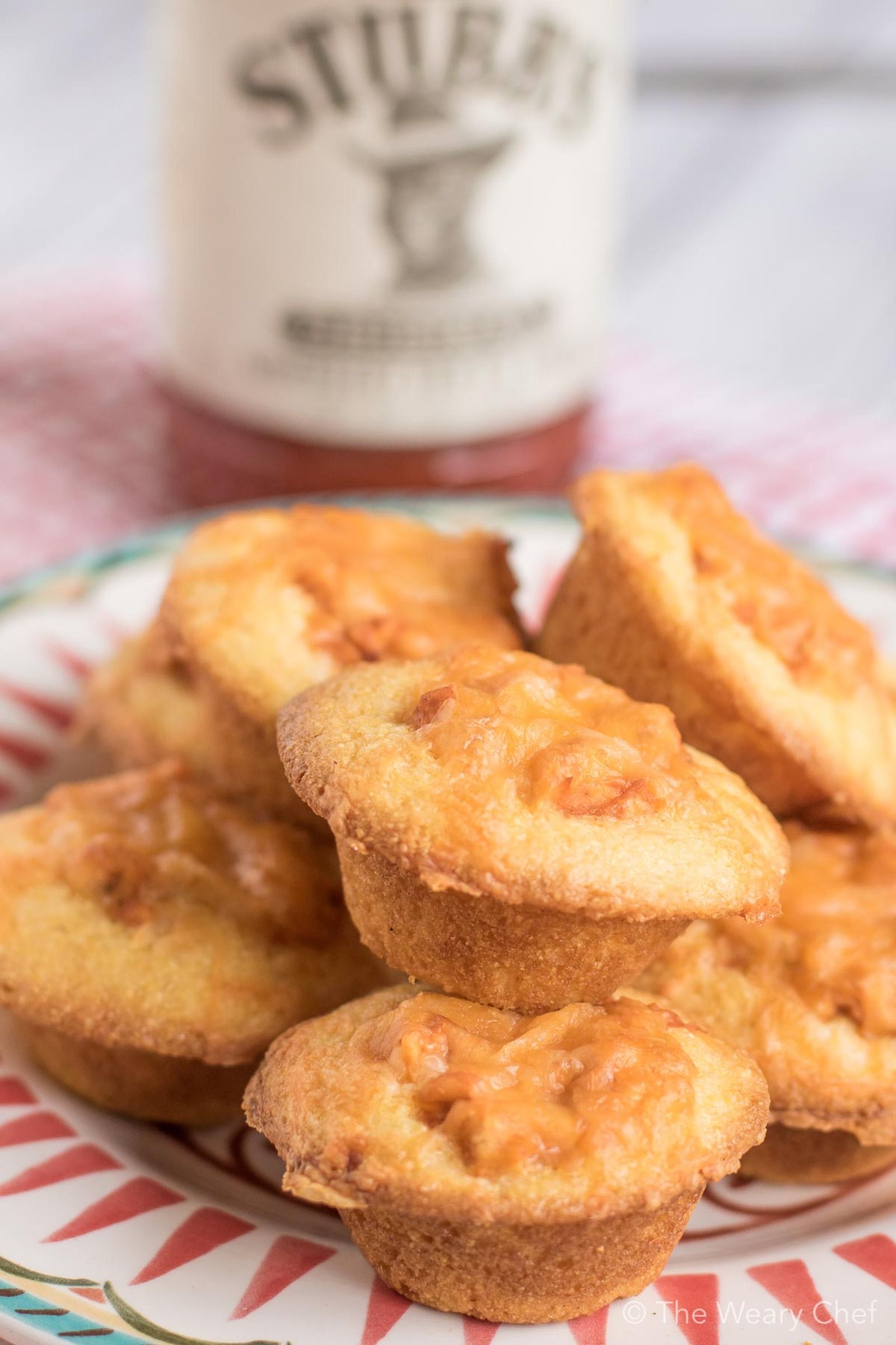 CHICKEN CORNBREAD BBQ BOMBS
