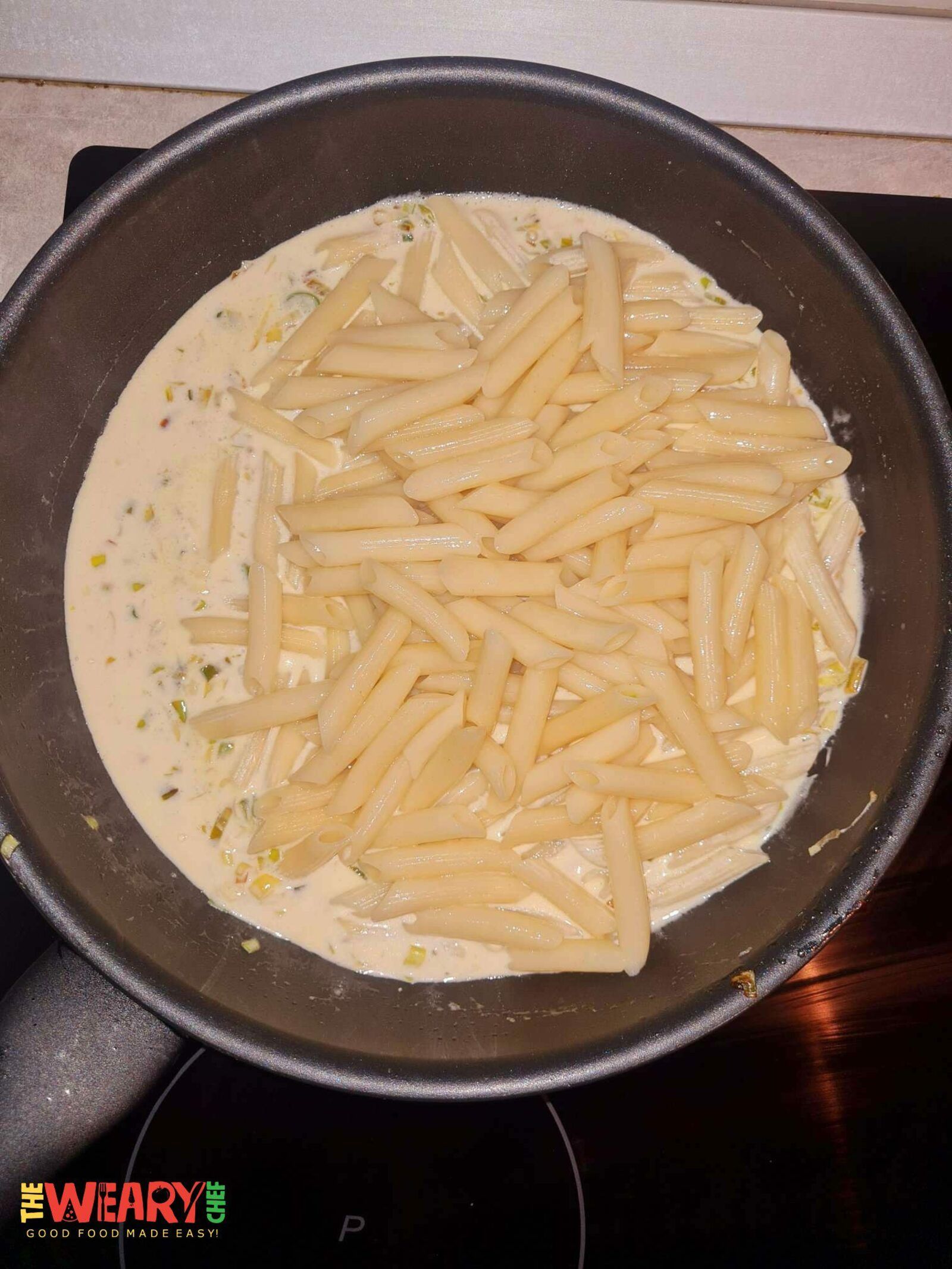 pasta in sauce