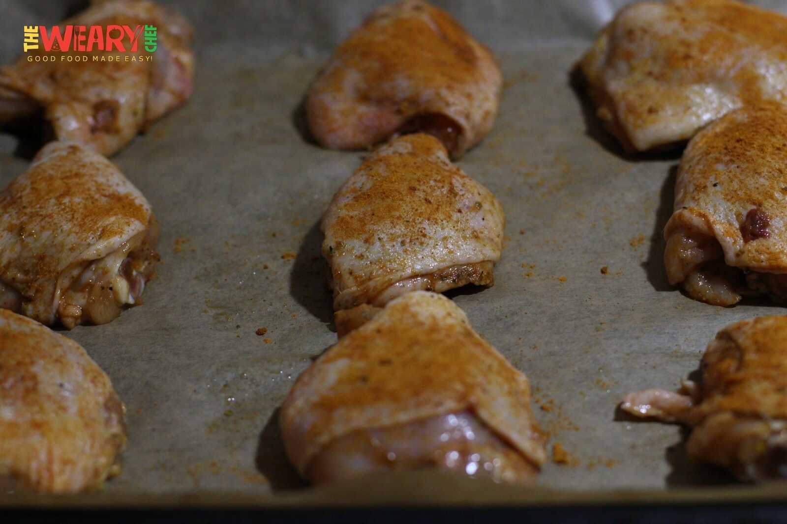  Chicken Thighs in the oven