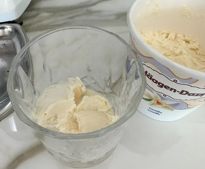 ice cream for making an affogato