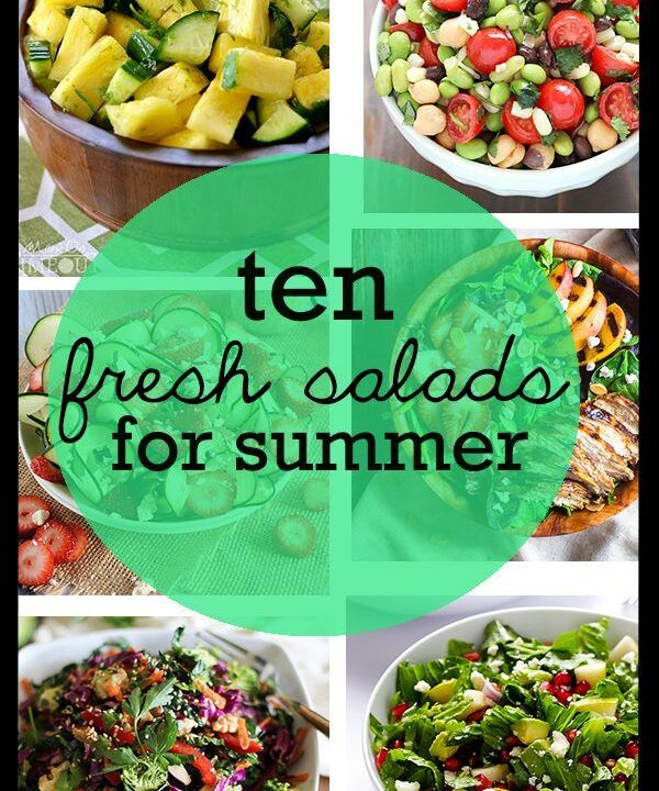 Dive into these colorful and delicious salads for summer!